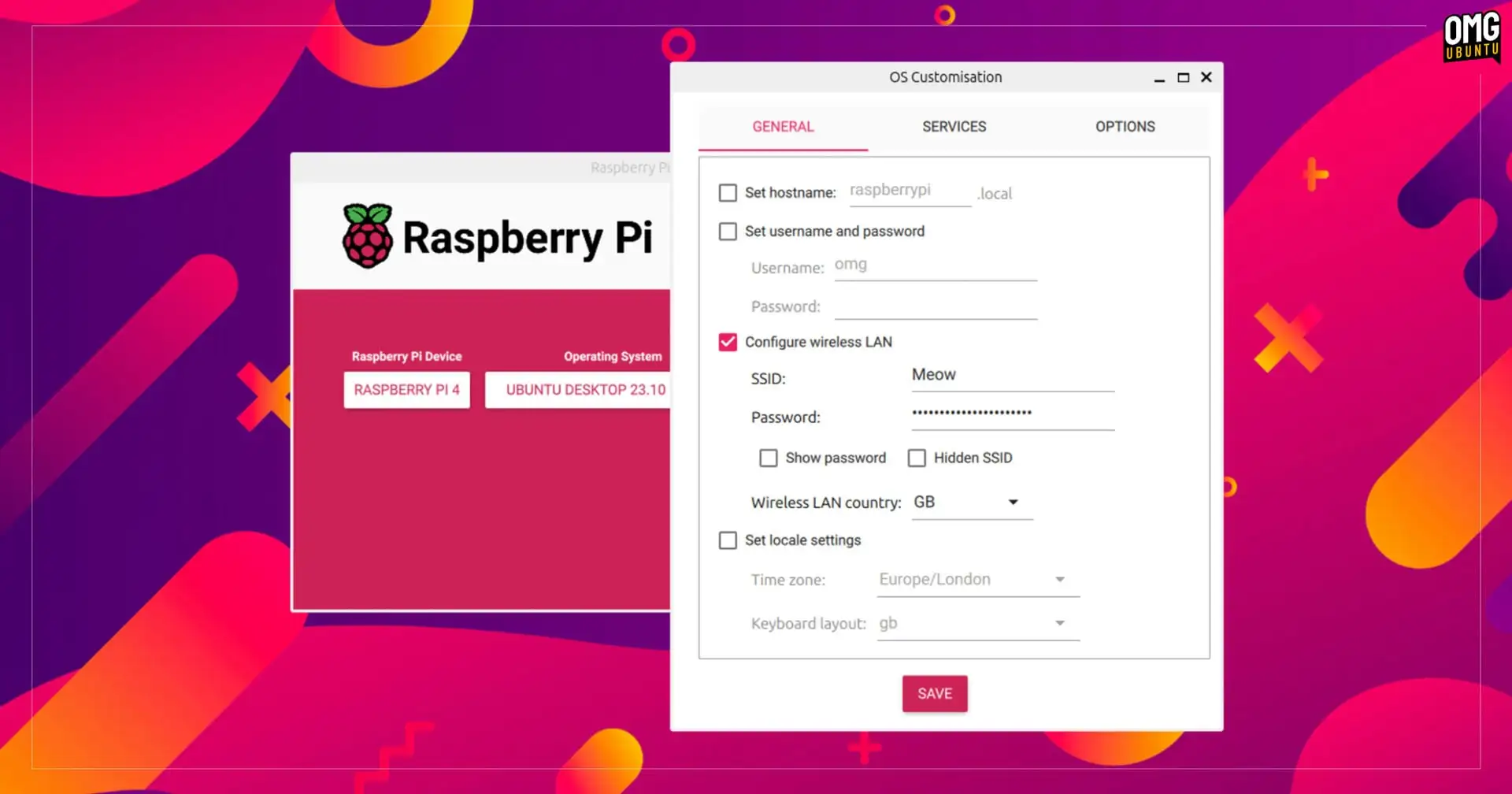 Raspberry Pi SD setup